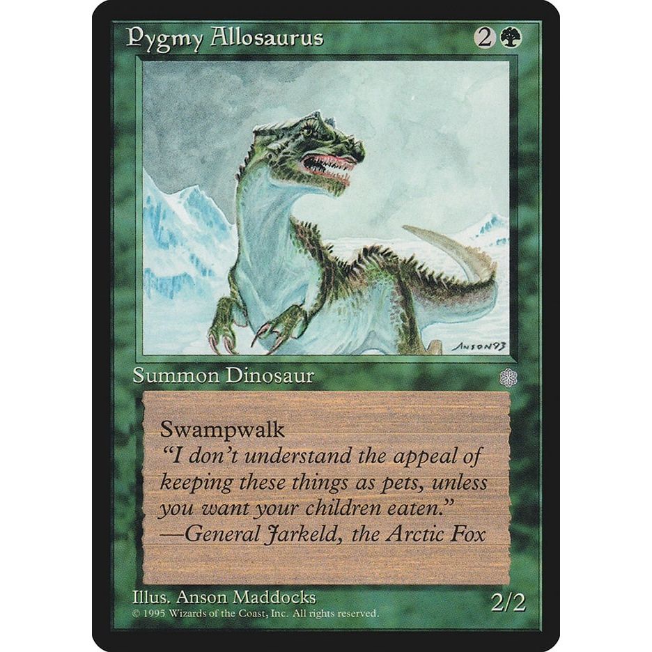 Image for Pygmy Allosaurus (ICE) - Magic: The Gathering
