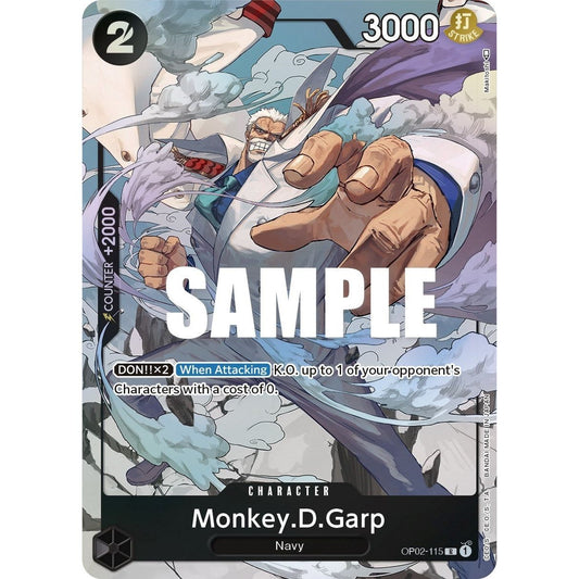 Image for Monkey.D.Garp (115) (Alternate Art) (OP02-115) (OP02) - One Piece Card Game