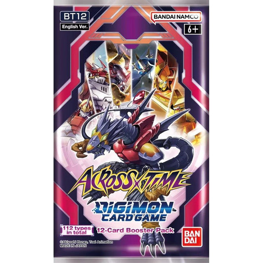 Image for Across Time Booster Pack - Digimon Card Game