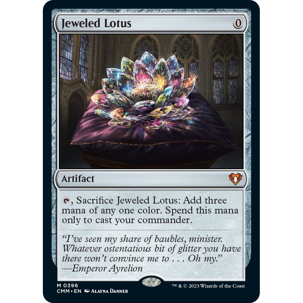 Image for Jeweled Lotus (396) (CMM) - Magic: The Gathering