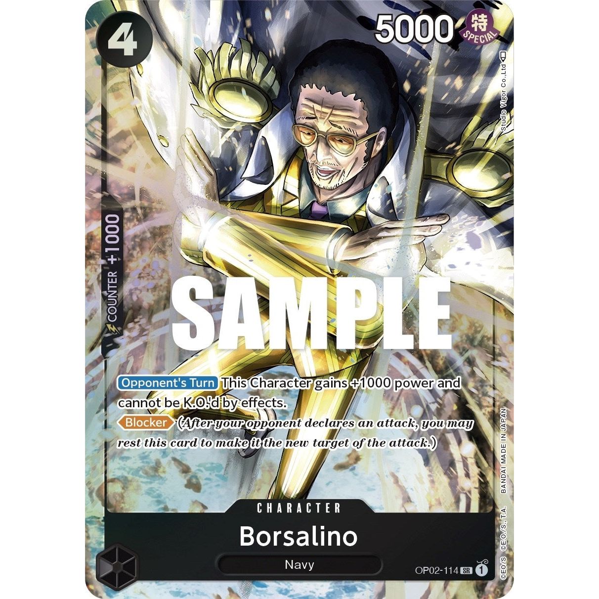 Image for Borsalino (Alternate Art) (OP02-114) (OP02) - One Piece Card Game