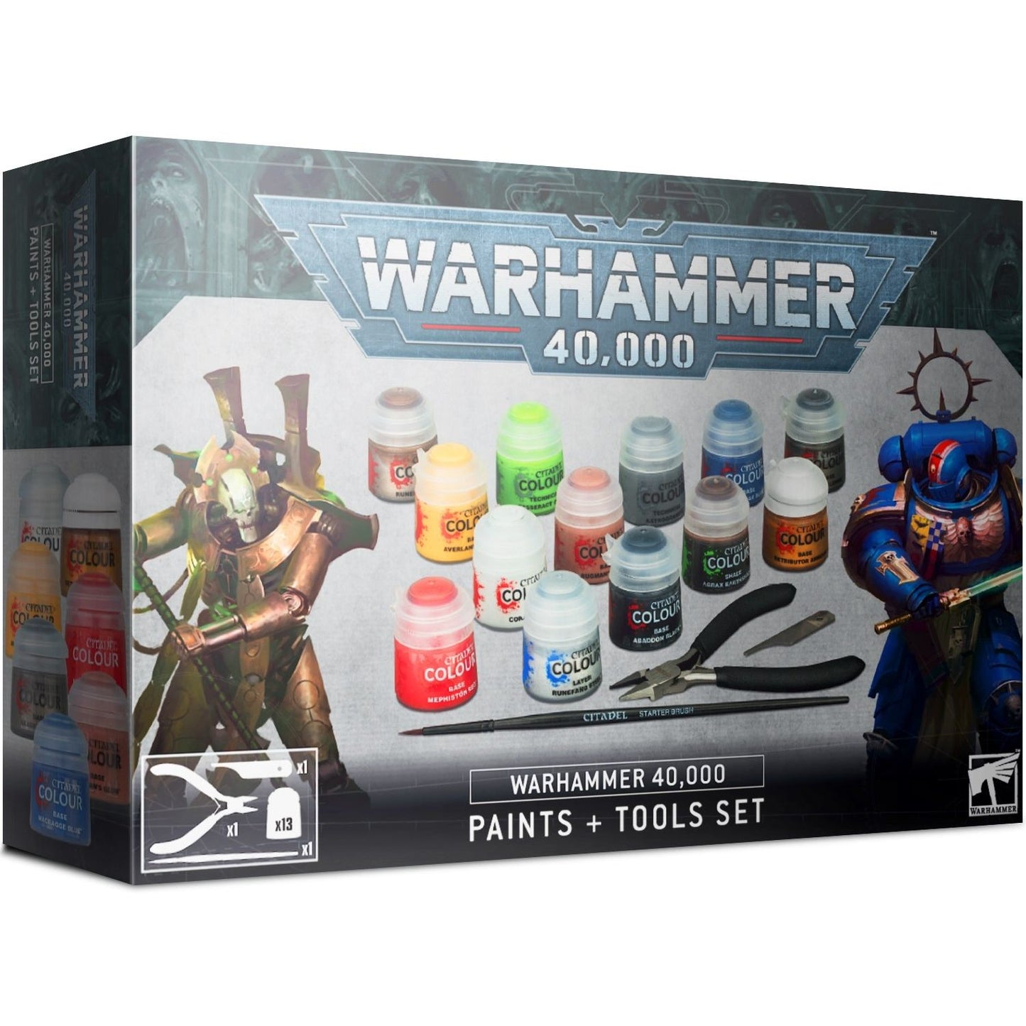 Image for Warhammer 40K - Paints + Tools Set - Warhammer Box Sets