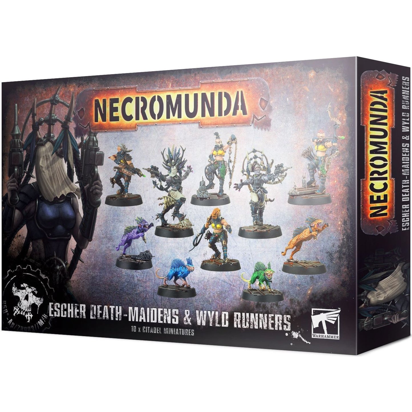 Image for Necromunda: House Escher Death-Maidens & Wyld Runners - Warhammer Box Sets