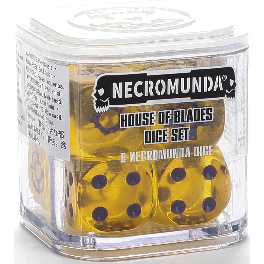 Image for Necromunda: House of Blades Dice Set (8-Pack) - Warhammer Game Accessories