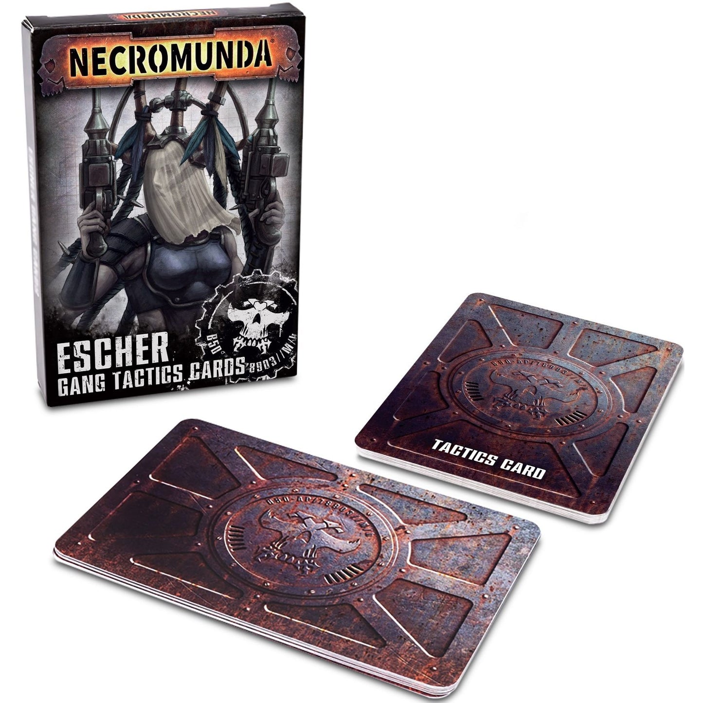 Image for Necromunda: Escher Gang Tactics Cards - Warhammer Game Accessories