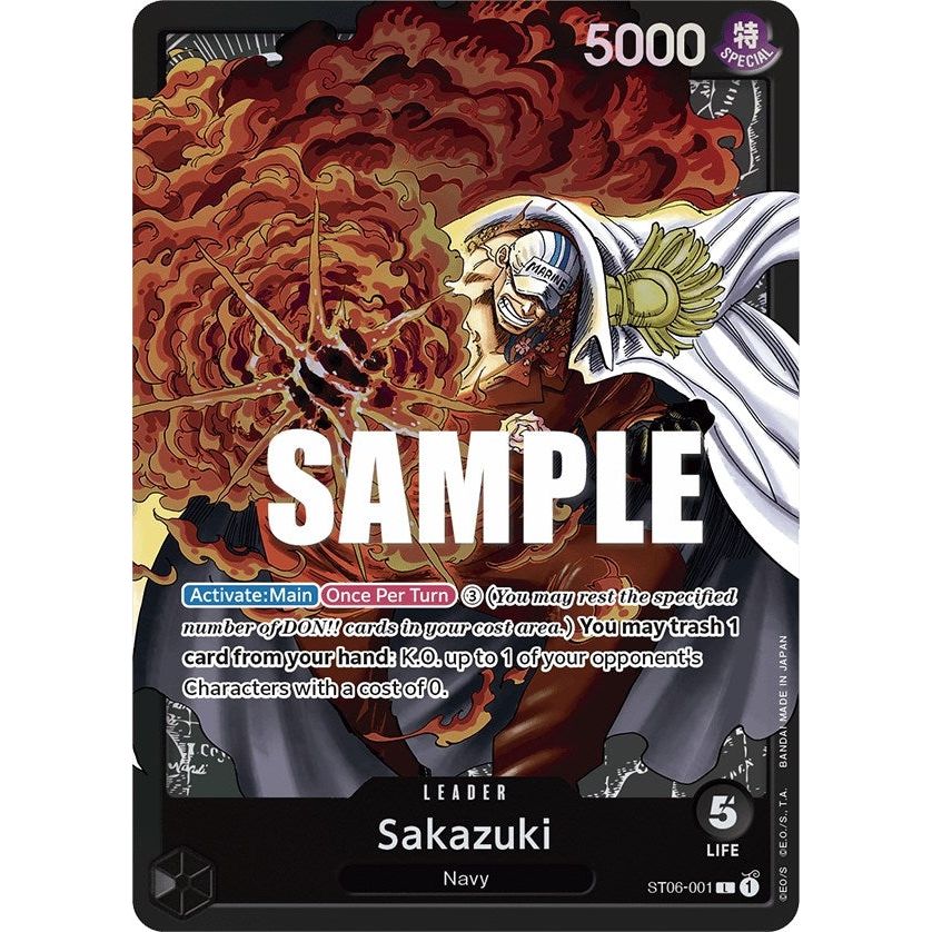 Image for Sakazuki (ST06-001) (ST-06) - One Piece Card Game