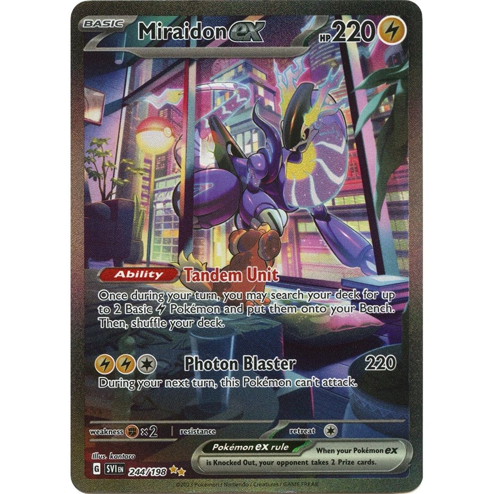 Image for Miraidon ex (244/198) (SVI) - Pokemon
