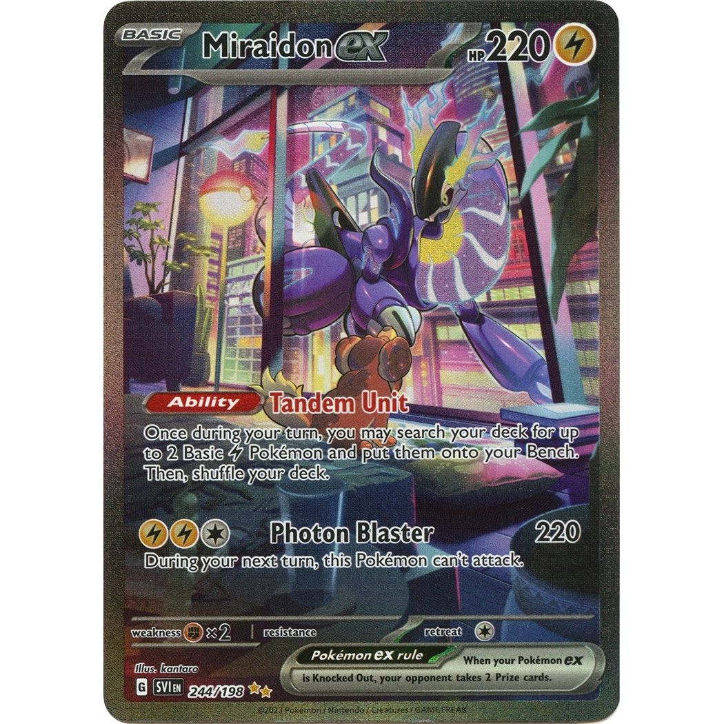 Image for Miraidon ex (244/198) (SVI) - Pokemon