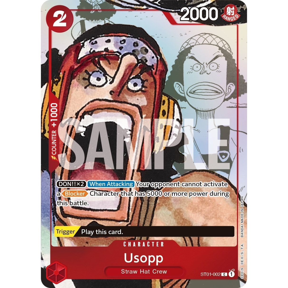 Image for Usopp - ST01-002 (Alternate Art) (ST01-002) (OP-PR) - One Piece Card Game