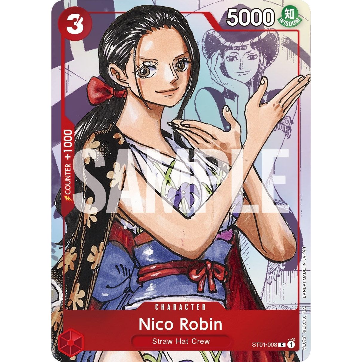 Image for Nico Robin - ST01-008 (Alternate Art) (ST01-008) (OP-PR) - One Piece Card Game