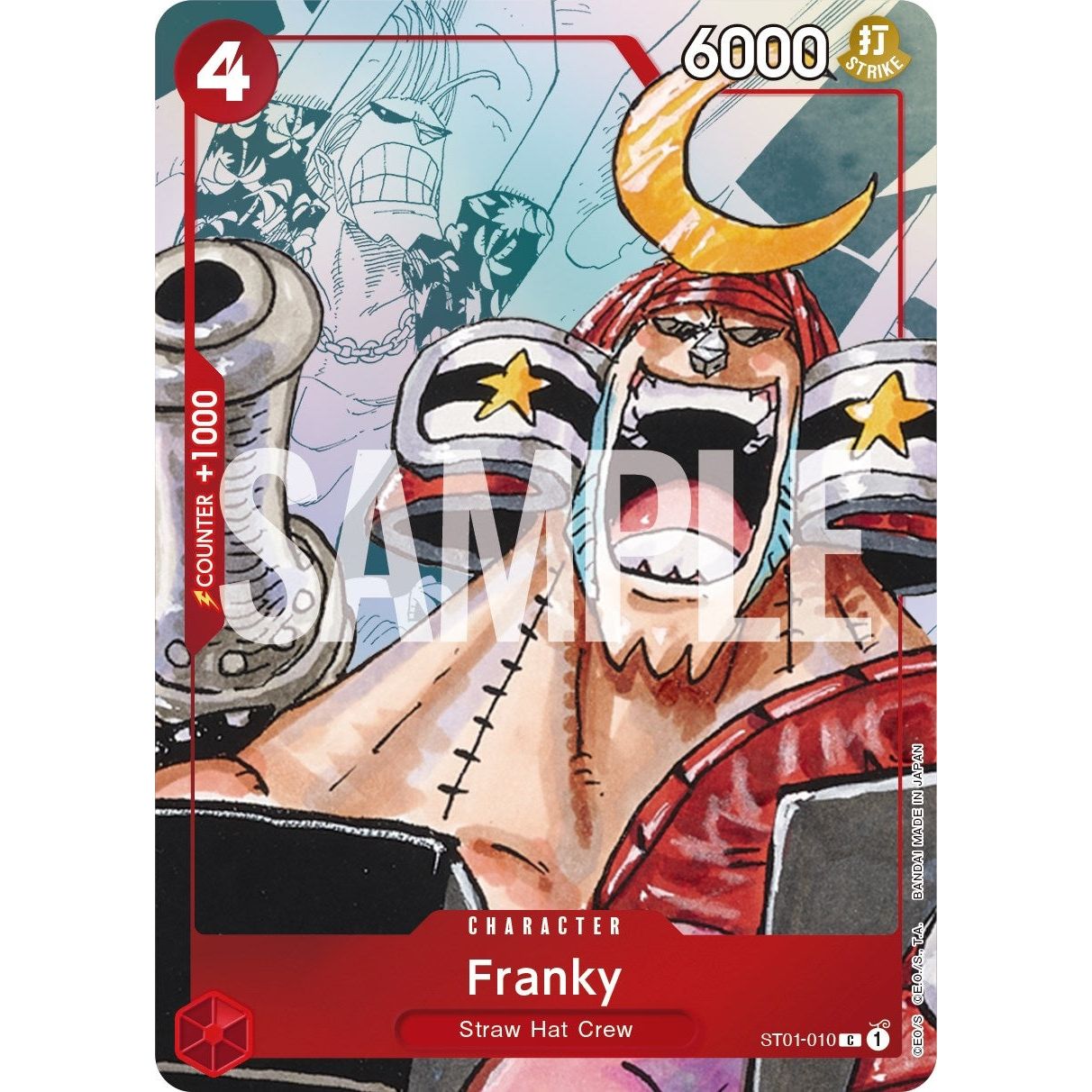 Image for Franky - ST01-010 (Alternate Art) (ST01-010) (OP-PR) - One Piece Card Game