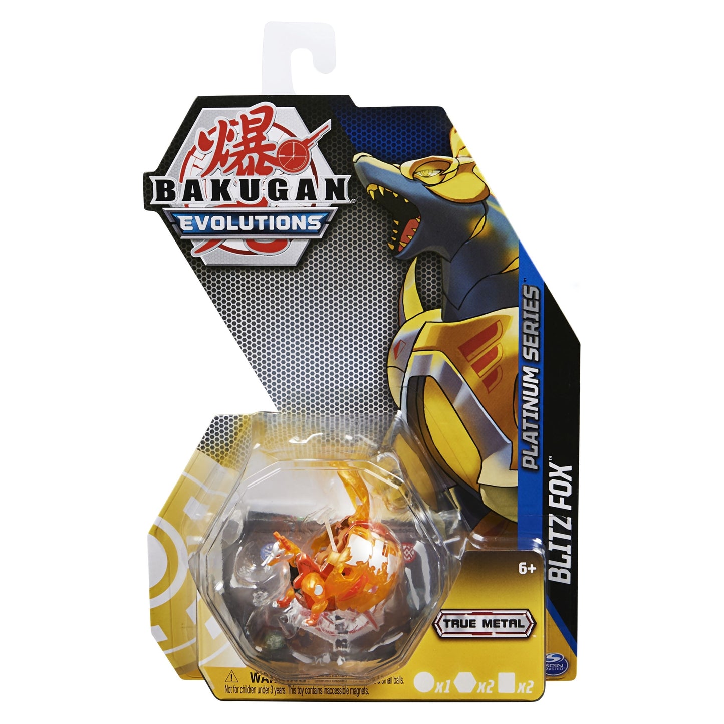Image for Platinum Series Bakugan Single Pack - Aurelus Blitz Fox - Bakugan TCG