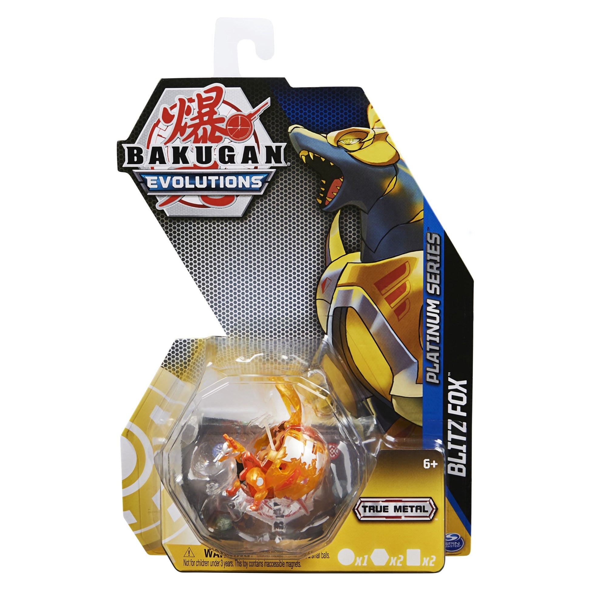 Image for Platinum Series Bakugan Single Pack - Aurelus Blitz Fox - Bakugan TCG