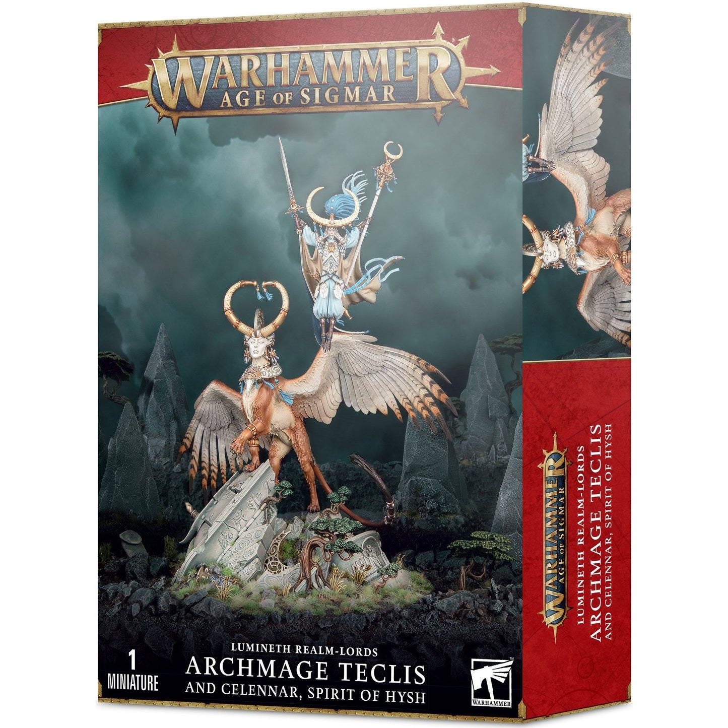 Image for Warhammer: Age of Sigmar - Lumineth Realm-Lords: Archmage Teclis and Celennar, Spirit of Hysh - Warhammer Box Sets