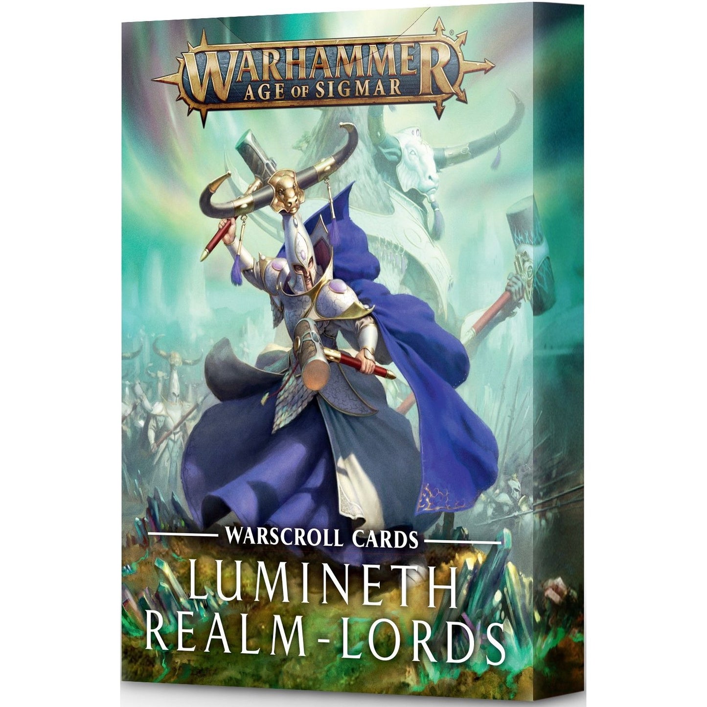 Image for Warhammer: Age of Sigmar - Warscroll Cards: Lumineth Realm-Lords - Warhammer Game Accessories