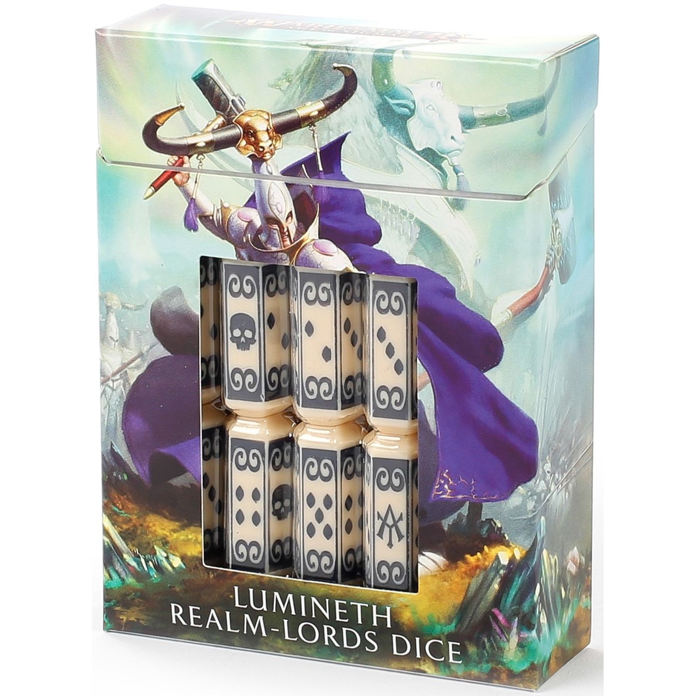 Image for Warhammer: Age of Sigmar - Lumineth Realm-Lords Dice Set (20-Pack) - Warhammer Game Accessories