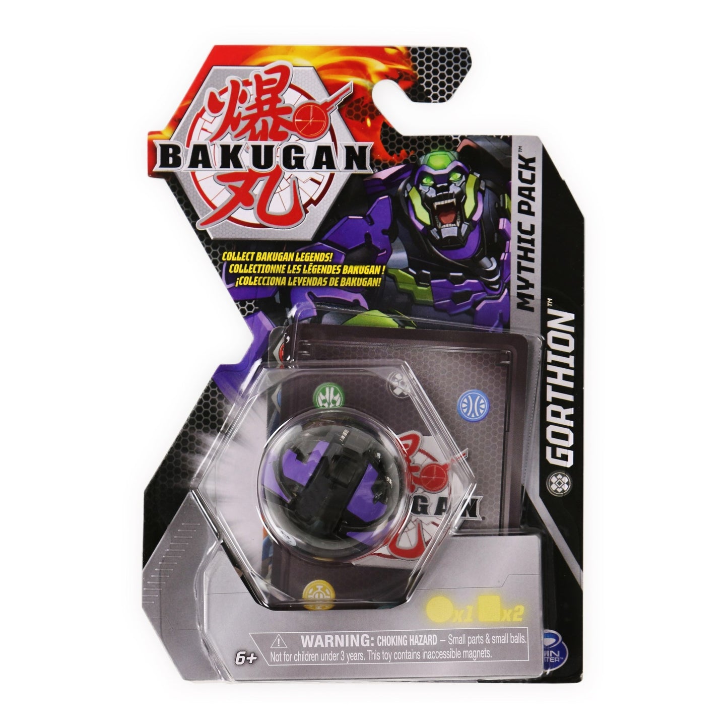 Image for Mythic Series Bakugan Single Pack - Darkus Gorthion - Bakugan TCG