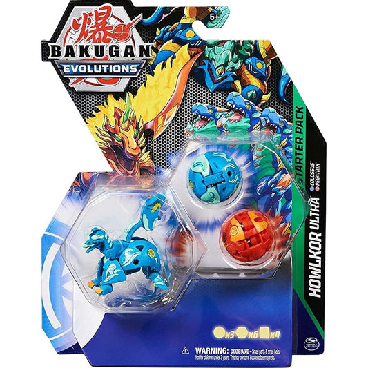 Image for Bakugan Starter 3-Pack - Aquos Howlkor Ultra - Bakugan TCG