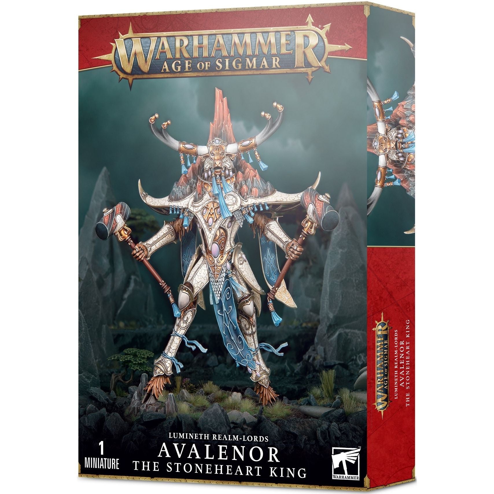 Image for Warhammer: Age of Sigmar - Lumineth Realm-Lords: Avalenor the Stoneheart King - Warhammer Box Sets