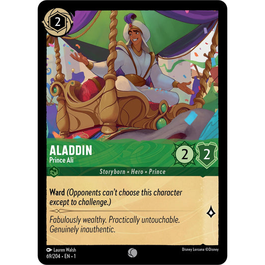 Image for Aladdin - Prince Ali (69/204) (1) - Disney Lorcana
