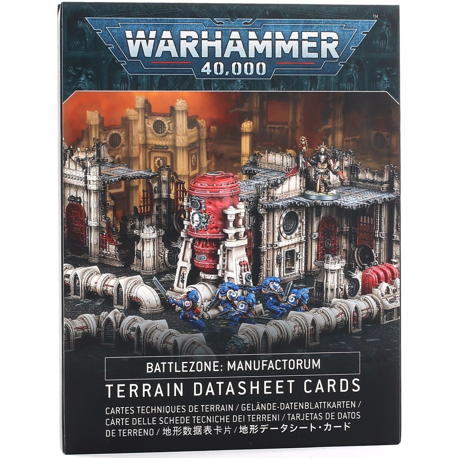 Image for Warhammer 40K: Batllezone: Manufactorum - Datasheet Cards - Warhammer Game Accessories