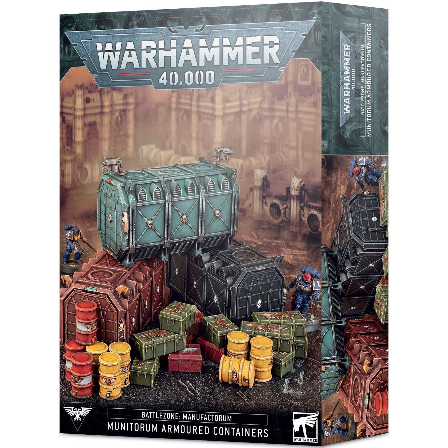 Image for Warhammer 40K: Battlezone: Manufactorum - Munitorum Armoured Containers - Warhammer Box Sets
