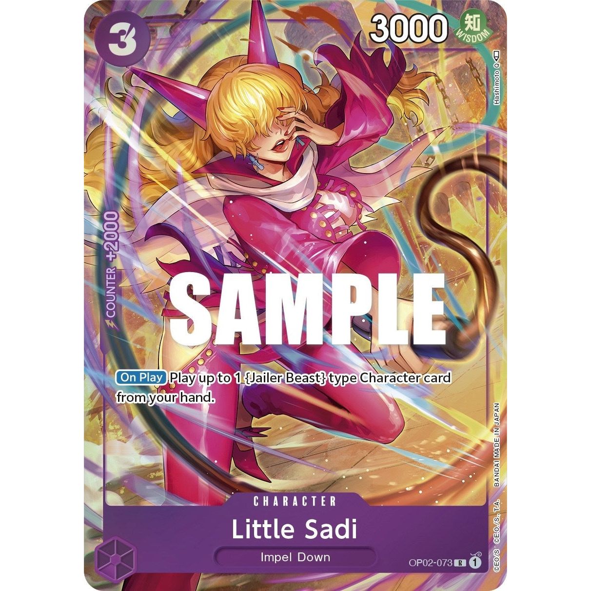 Image for Little Sadi (Alternate Art) (OP02-073) (OP02) - One Piece Card Game