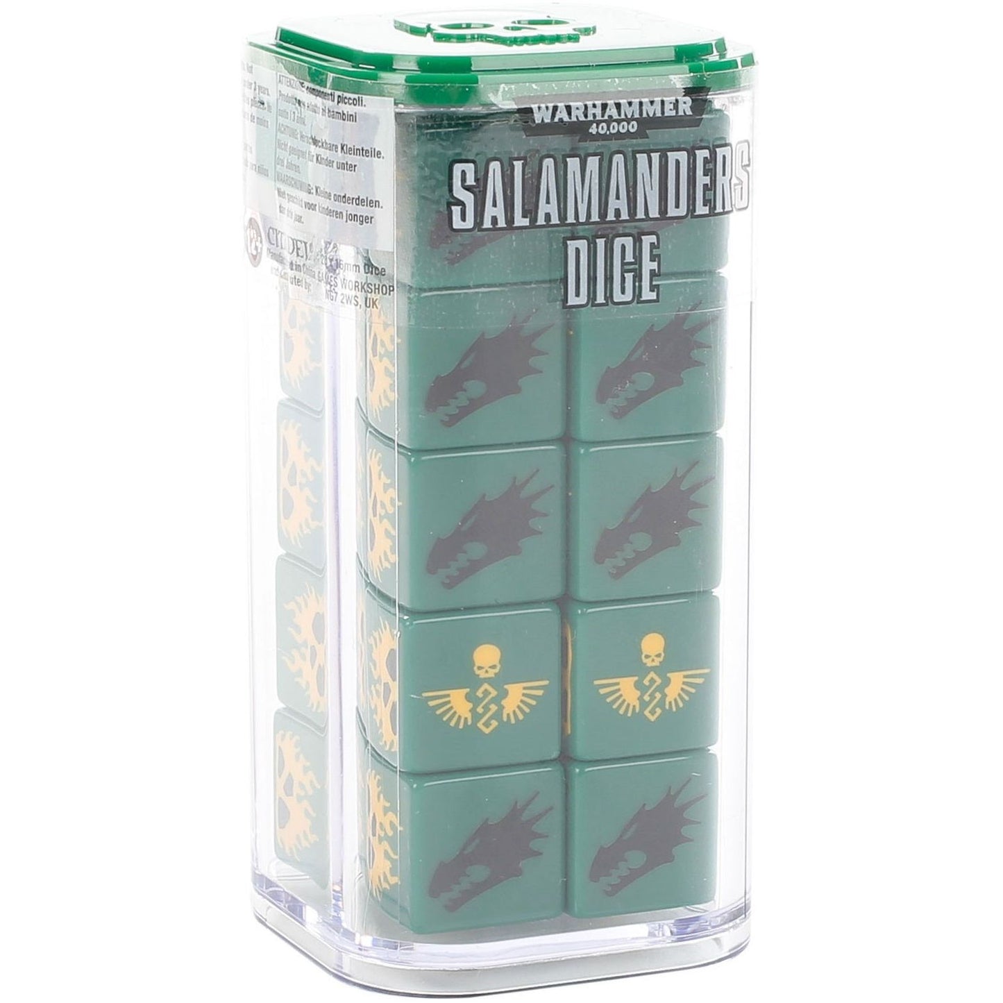 Image for Warhammer: 40K - Space Marines: Salamanders Dice (20 - Pack) - Warhammer Game Accessories