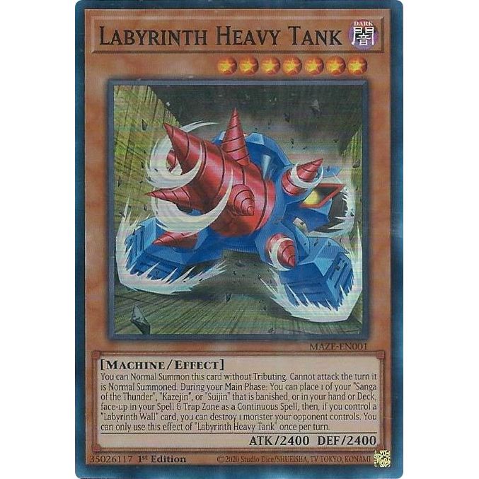 Image for Labyrinth Heavy Tank (MAZE-EN001) (MAZE) - YuGiOh