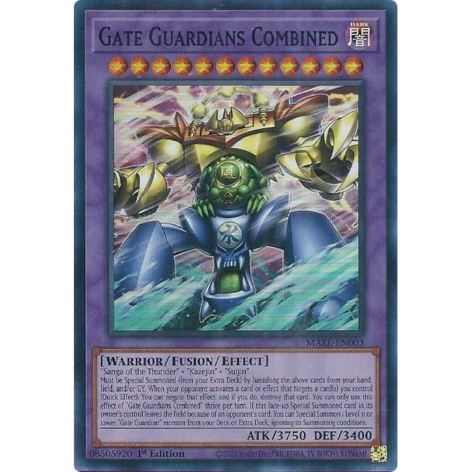 Image for Gate Guardians Combined (MAZE-EN003) (MAZE) - YuGiOh