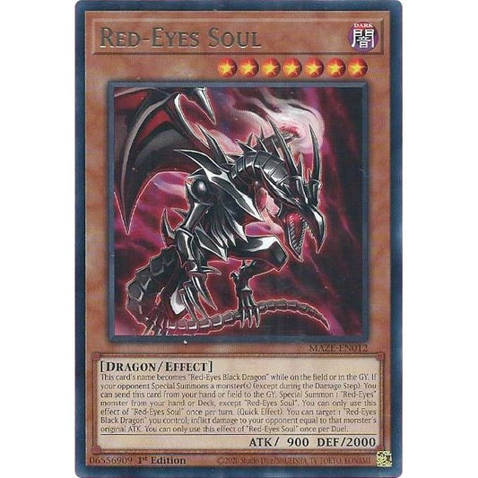 Image for Red-Eyes Soul (MAZE-EN012) (MAZE) - YuGiOh