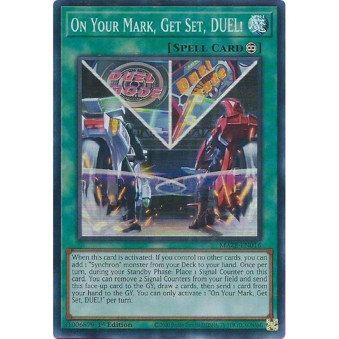 Image for On Your Mark, Get Set, DUEL! (MAZE-EN016) (MAZE) - YuGiOh