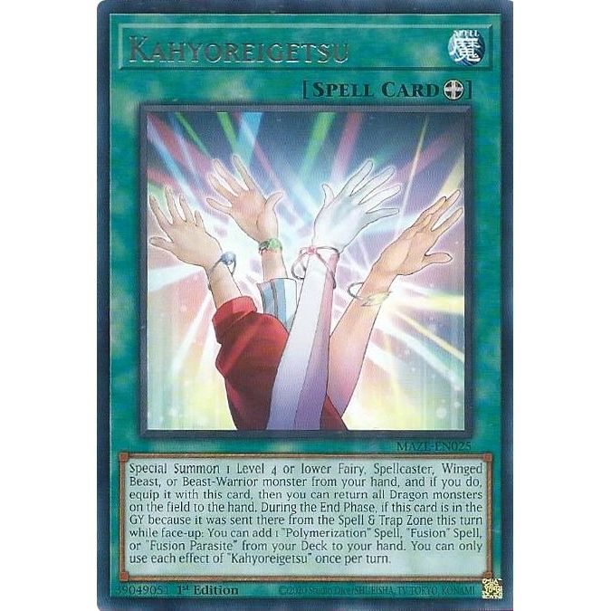 Image for Kahyoreigetsu (MAZE-EN025) (MAZE) - YuGiOh