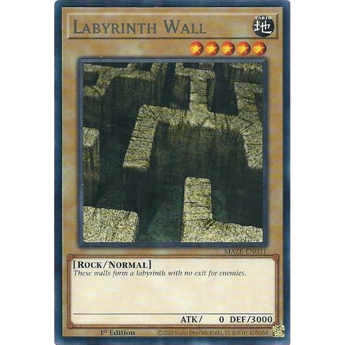 Image for Labyrinth Wall (MAZE-EN031) (MAZE) - YuGiOh