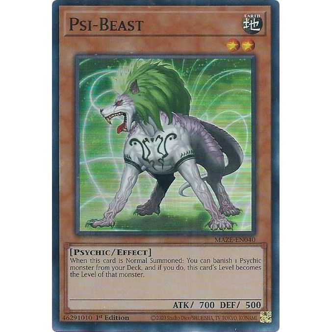Image for Psi-Beast (MAZE-EN040) (MAZE) - YuGiOh