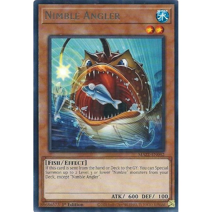 Image for Nimble Angler (MAZE-EN042) (MAZE) - YuGiOh