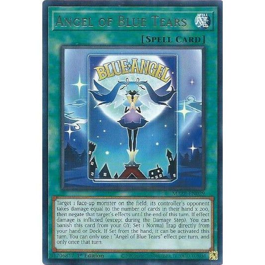 Image for Angel of Blue Tears (MAZE-EN029) (MAZE) - YuGiOh