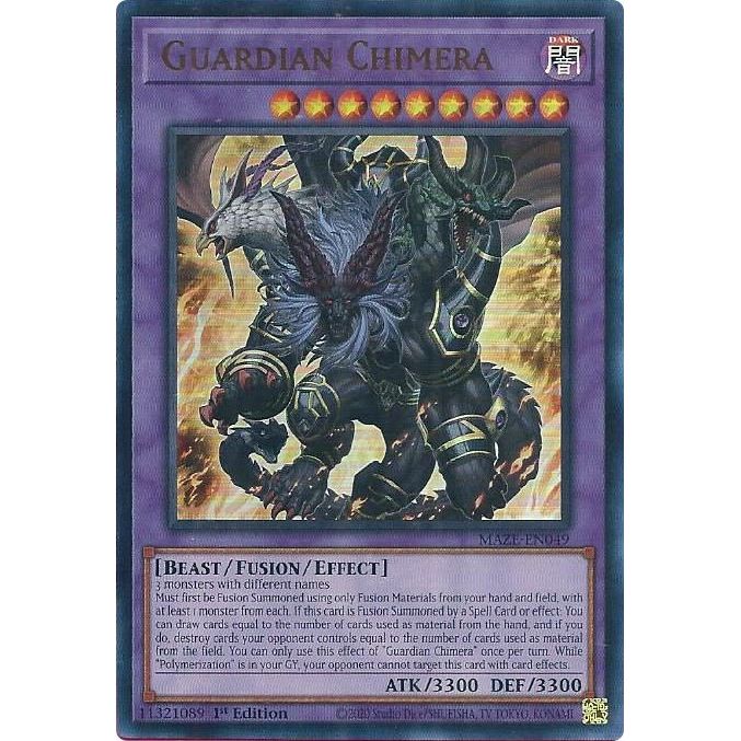 Image for Guardian Chimera (MAZE-EN049) (MAZE) - YuGiOh