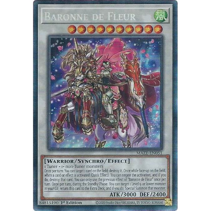 Image for Baronne de Fleur (CR) (MAZE-EN051) (MAZE) - YuGiOh