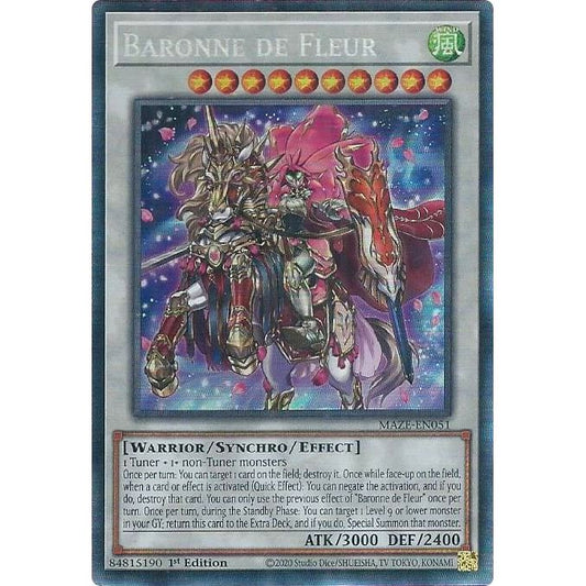 Image for Baronne de Fleur (CR) (MAZE-EN051) (MAZE) - YuGiOh