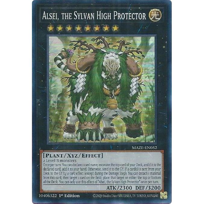 Image for Alsei, the Sylvan High Protector (MAZE-EN052) (MAZE) - YuGiOh