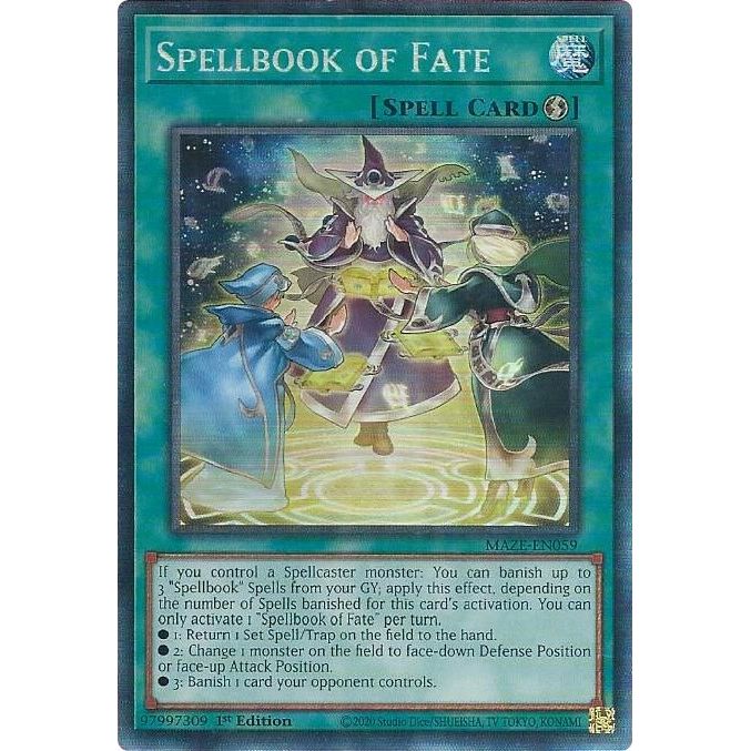 Image for Spellbook of Fate (CR) (MAZE-EN059) (MAZE) - YuGiOh