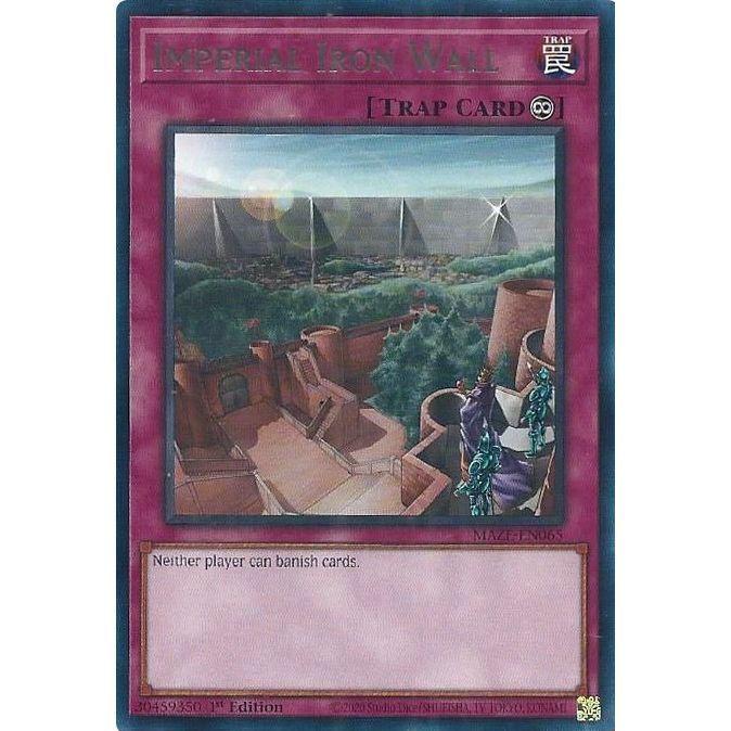 Image for Imperial Iron Wall (MAZE-EN065) (MAZE) - YuGiOh