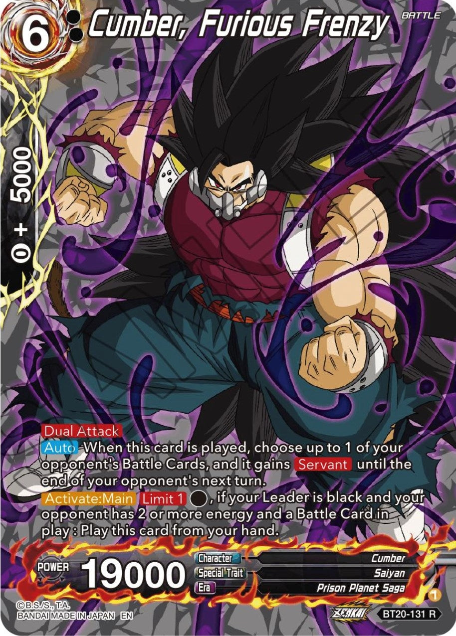 Image for Cumber, Furious Frenzy (Silver Foil) (BT20-131) (DBS-B20) - Dragon Ball Super: Masters