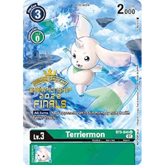 Image for Terriermon (2022 Championship Finals Digimon Tamers Pack) (BT3-046 U) (BT01-03A) - Digimon Card Game
