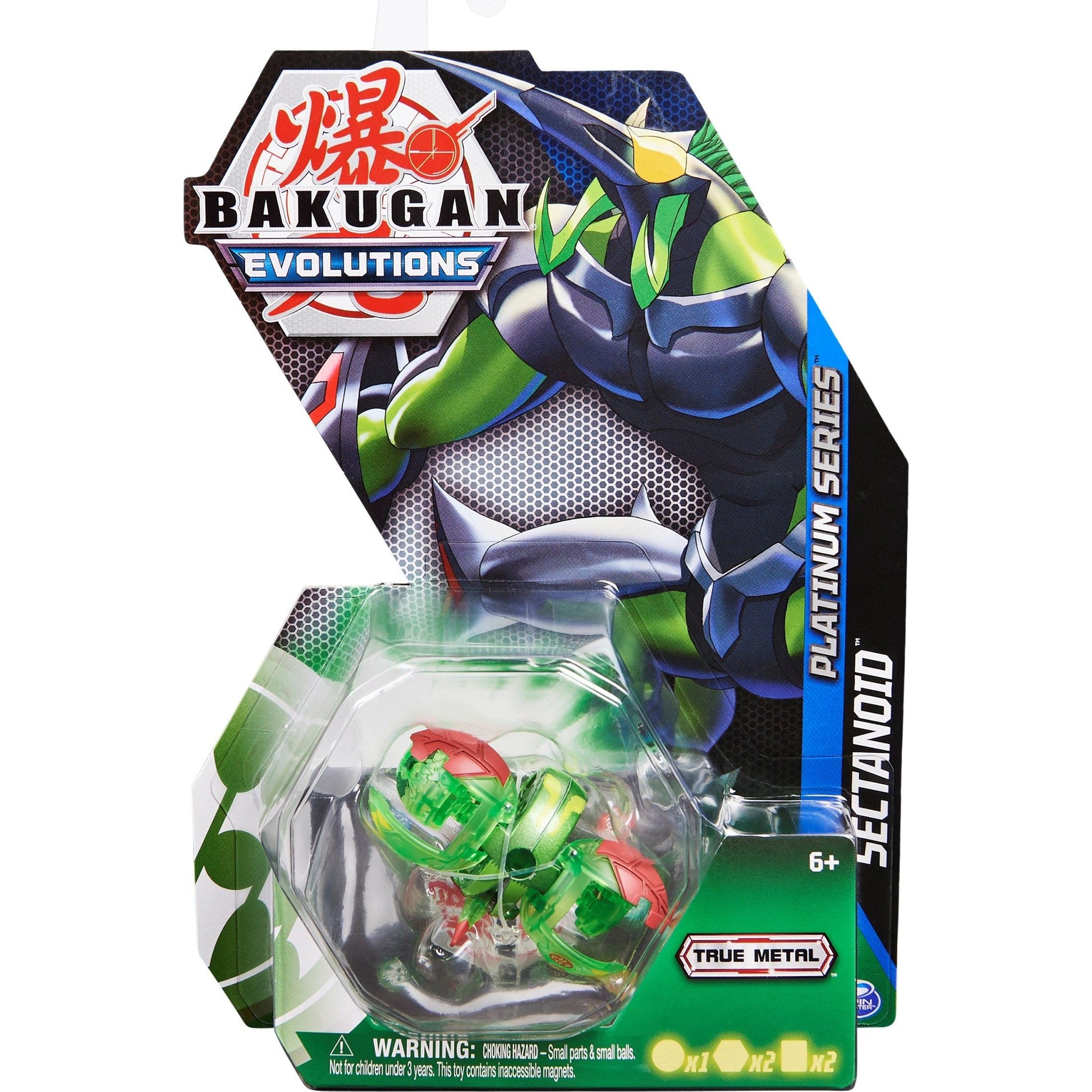 Image for Platinum Series Bakugan Single Pack - Ventus Platinum Sectanoid - Bakugan TCG