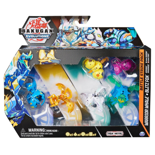 Image for Bakugan Battle Strike Pack - Haos Warrior Whale Aquos Amphrog - Bakugan TCG