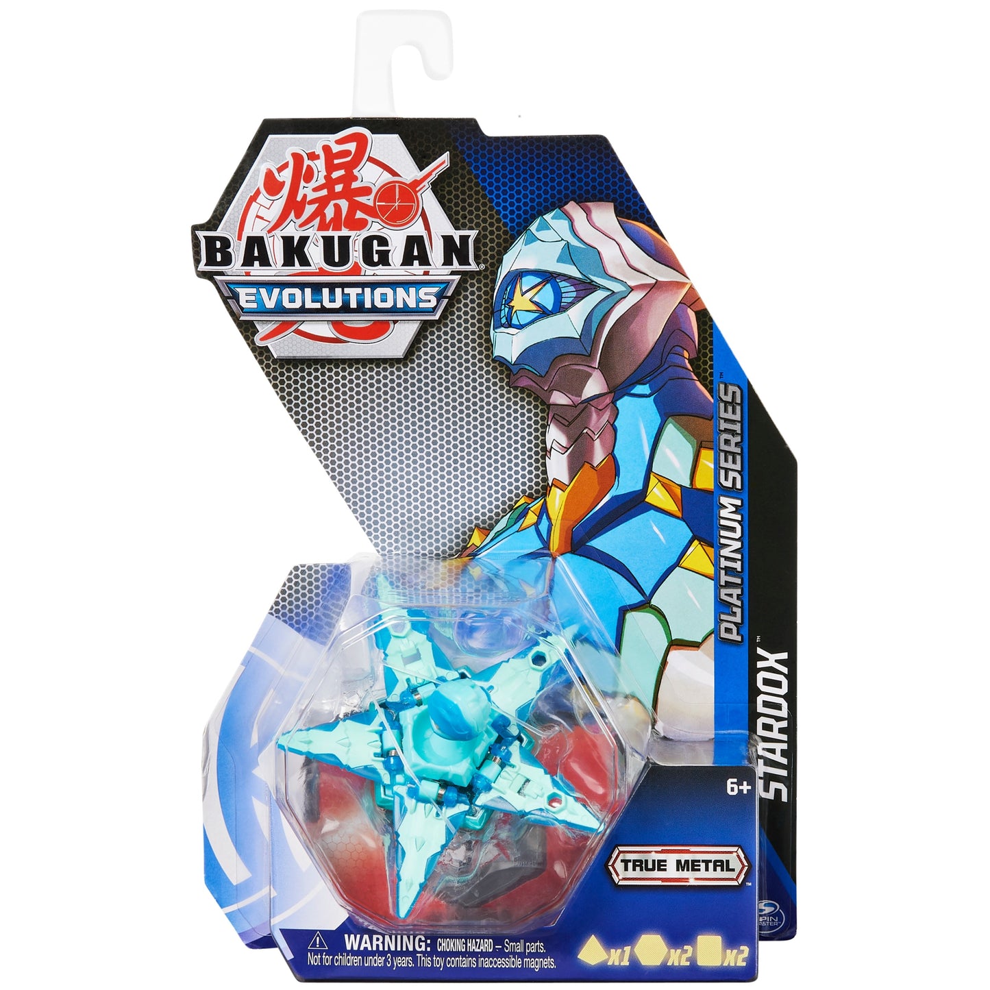 Image for Platinum Series Bakugan Single Pack - Aquos Platinum Stardox - Bakugan TCG