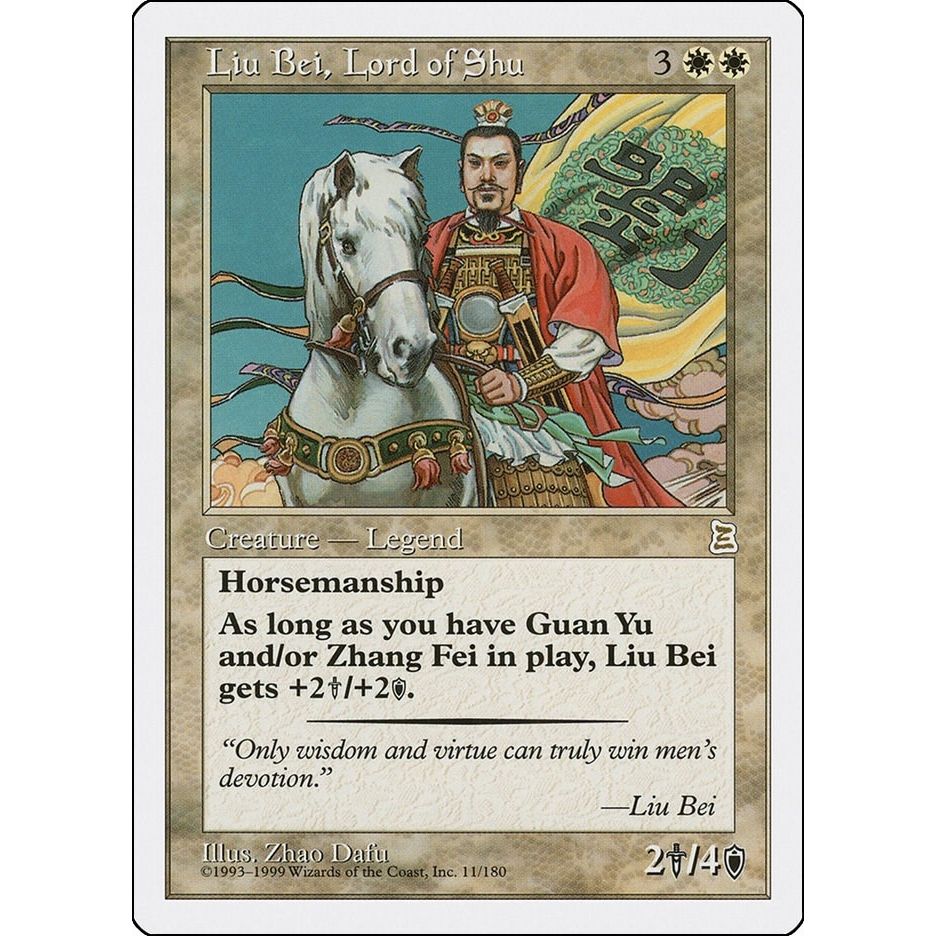 Image for Liu Bei, Lord of Shu (11) (PTK) - Magic: The Gathering
