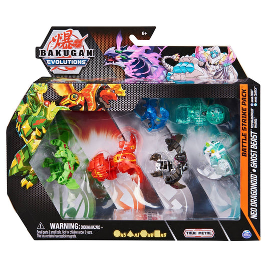 Image for Bakugan Battle Strike Pack - Darkus Neo Dragonoid Haos Ghost Beast - Bakugan TCG